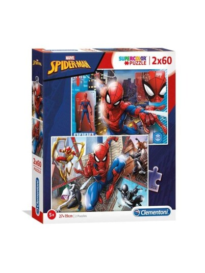 Clementoni Puzzle Spiderman 2x60st. Gulv