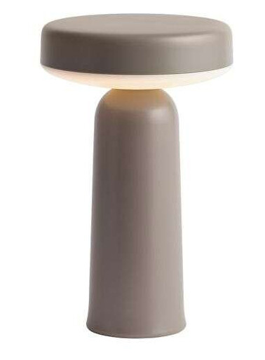 Muuto Ease Portable Bordlampe Taupe Muuto Ease Portable Bordlampe Taupe