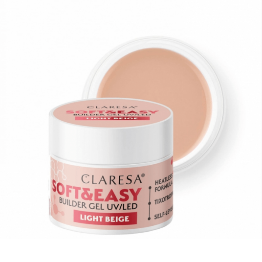 Claresa Soft & Easy Builder Gel Light Beige 45g