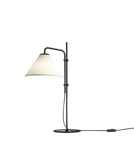 Marset - Funiculi Fabric Bordlampe Svart-Hvit