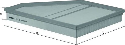 Luftfilter KNECHT LX 2097 Luftfilter KNECHT LX 2097