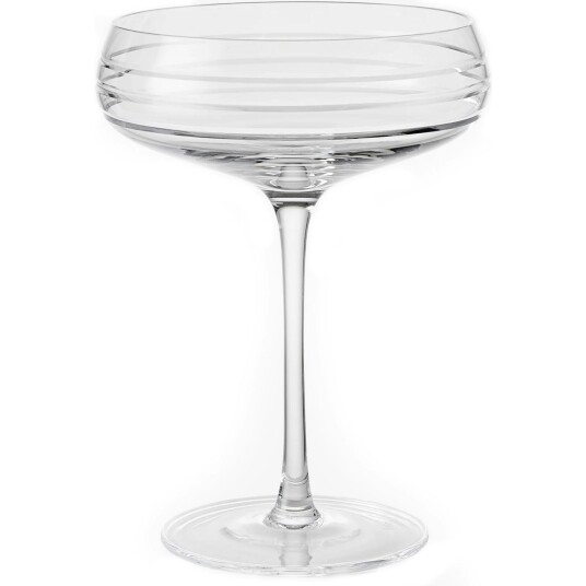 Louise Roe Triple Cut Champagneglass Klar