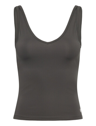 Björn Borg Ace Deep V Neck Tank Top - Grey - XL