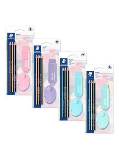 Staedtler Pastel set 61 SBK 3 pencils Noris 118