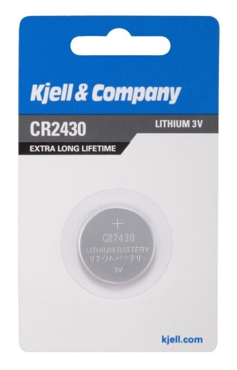 Kjell & Company Litiumbatteri CR2430 1-pk.