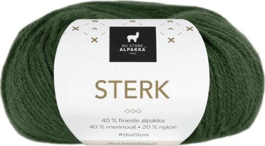Du Store Alpakka Du Store Alpakka Garn Sterk Flaskegrønn 860 50g