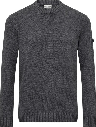 Bruun & Stengade Bs Rapa Regular Fit Knitwear Grey XL