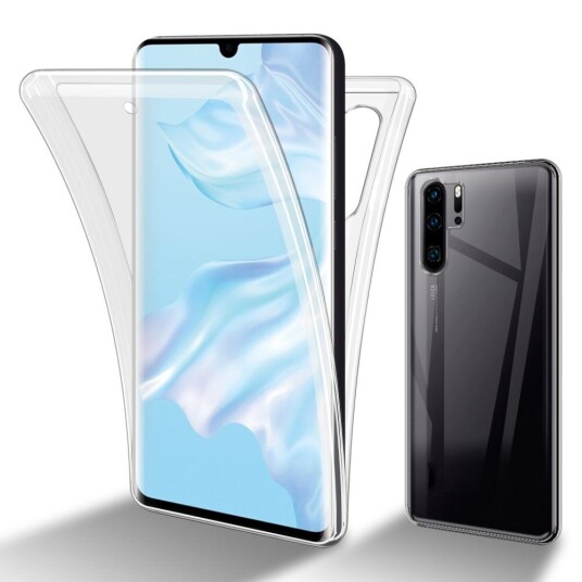 Cadorabo Deksel Til Huawei P30 Pro 360° Helkroppsbeskyttelse Silikondeksel Foran Og Bak, Allroundbeskyttelse Med Skjermbeskyttelse