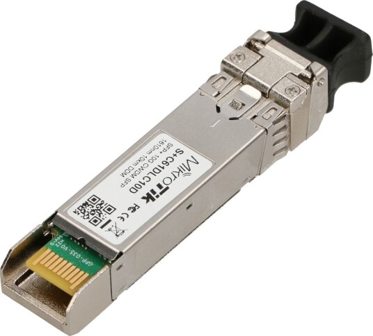 MikroTik S+C61DLC10D Nettverksmodul Fiberoptisk SFP+ 10 Gbps 1610nm