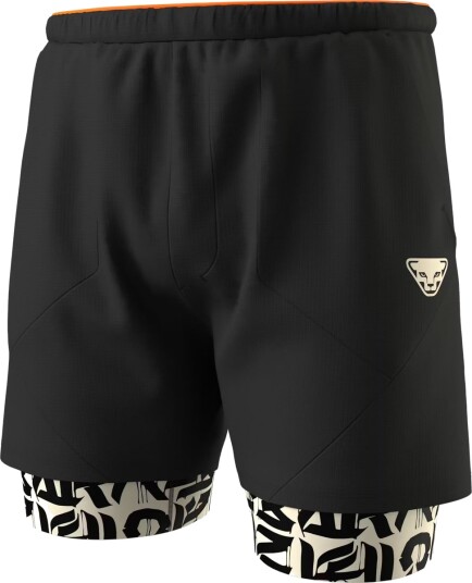 Dynafit Trail 2in1 Shorts M Black Out Overcast/7960 S