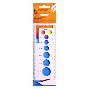 Pony Pinnemål m/ kniv Plast 11-25 mm
