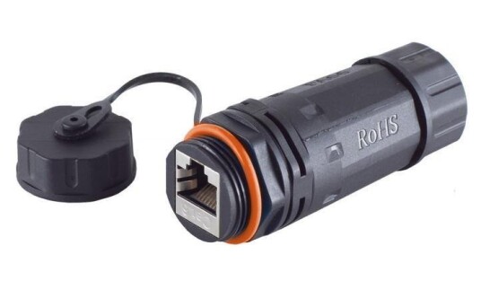 MicroConnect RJ45 coupler, CAT 6a, IP68, MicroConnect RJ45 coupler, CAT 6a, IP68,