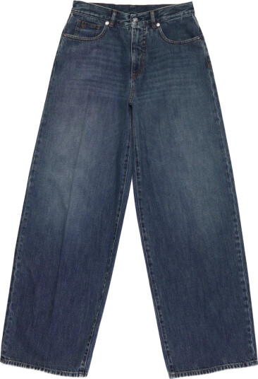Nine In The Morning Dame Jeans Blå W24,