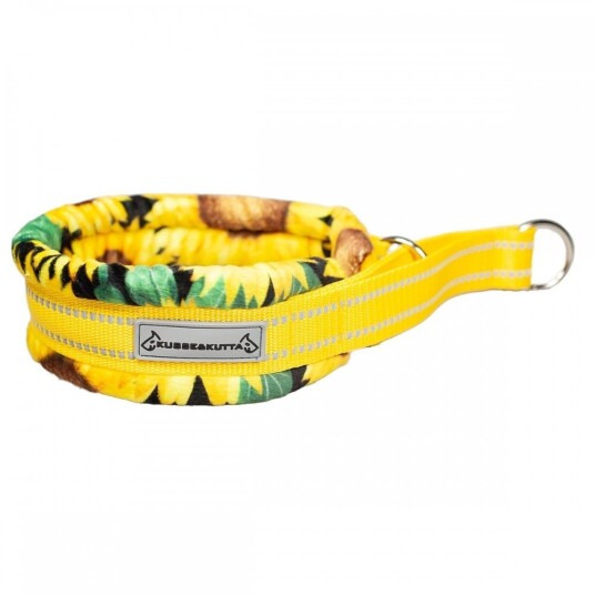 Kusse & Kutta Kusse&Kutta Hundhalsband Bred Modell Solsikke (6)