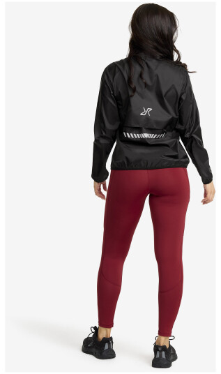 Revolutionrace Vindjakker Unit Light Windbreaker Dame Black 2XL