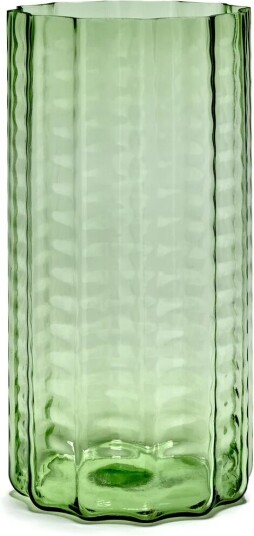 Serax Waves 03 vase 35 cm Green-clear Serax Waves 03 vase 35 cm Green-clear