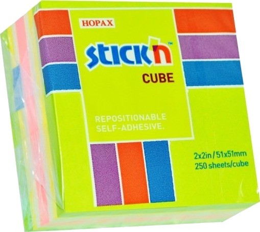 Neonkub Mini 51X51 250 Blad Grøn