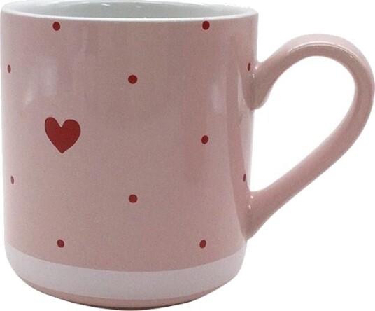 Seasons Love Collection Krus m/ Hjerte & Prikker 42cl Rosa Seasons Love Collection Krus m/ Hjerte & Prikker 42cl Rosa
