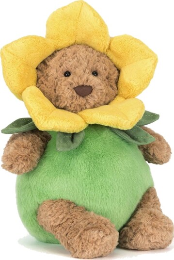 Jellycat | Bartholomew Bear Daffodil Outfit | Gul/Brun | Medium