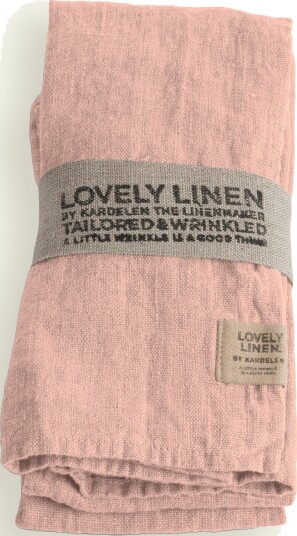 Lovely Linen Lovely Napkin 4 Pack Pink 45X45CM Lovely Linen Lovely Napkin 4 Pack Pink 45X45CM
