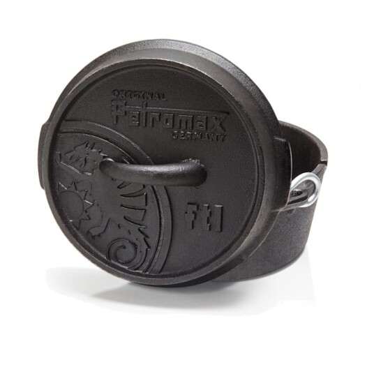 Petromax Dutch Oven FT1 With A Plane Bottom Surface OneSize, Black