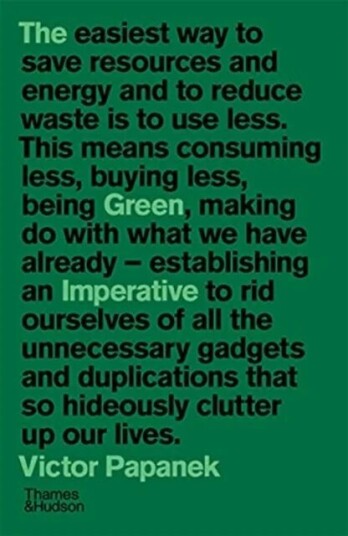 The Green Imperative Av Victor Papanek