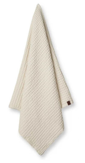 Humdakin Waffle badehåndkle 70 x 135 cm Shell