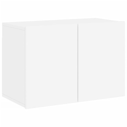 vidaXL Vegghengt TV-benk hvit 60x30x41 cm 8721012255227 vidaXL Vegghengt TV-benk hvit 60x30x41 cm 8721012255227