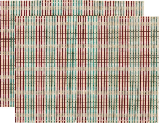 Anna + Nina Picnic Placemat Set Of 2   MULTICOLOR   ONZE SIZE