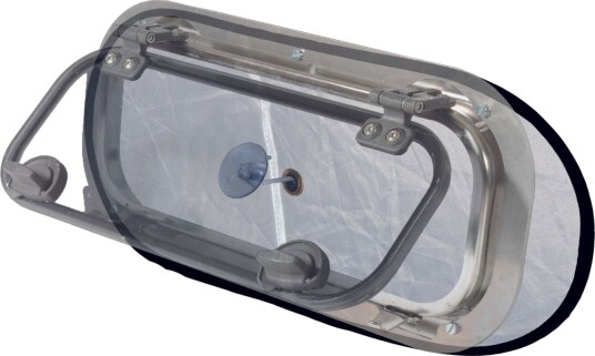 Waterline Design Blendingsskjerm med Ventilasjon for Portlights Liten 2pk