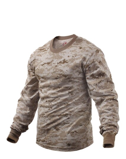 Rothco langermet T skjorte Beige