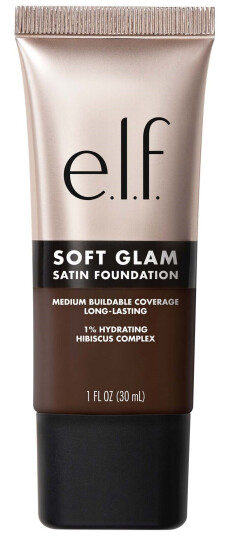 E.l.f. Soft Glam Satin Foundation 64 Rich Neutral - Lette og Pustende med Satengfinish