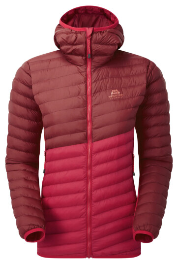Mountain Equipment Particle Hooded Wmns Jacket Capsicum / Tibetan Red 14 / L