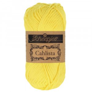 Scheepjes Cahlista Garn Unicolor 280 Lemon Scheepjes Cahlista Garn Unicolor 280 Lemon