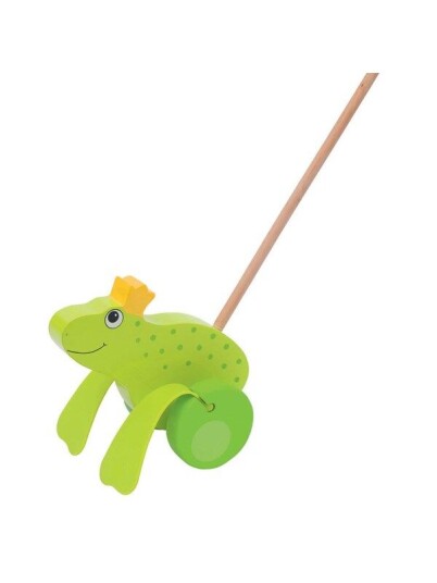 Goki Push Figure Frog King