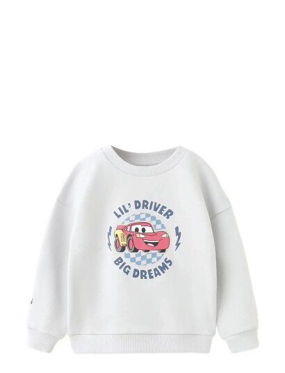 Mango Cars Cotton Sweatshirt Grey 4 5 Mango Cars Cotton Sweatshirt Grey 4 5