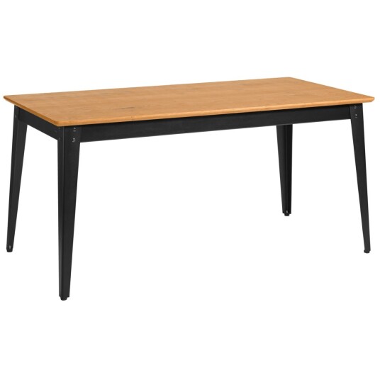 VEGA Bord Acerios; 160x80x76 cm LxBxH; Bordplate Vildeik Ramme Svart; Rektangulær VEGA Bord Acerios; 160x80x76 cm LxBxH; Bordplate Vildeik Ramme Svart; Rektangulær