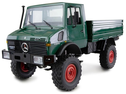 Amewi Unimog Lastebil 1:12 4WD Grønn Radiostyrt Amewi Unimog Lastebil 1:12 4WD Grønn Radiostyrt