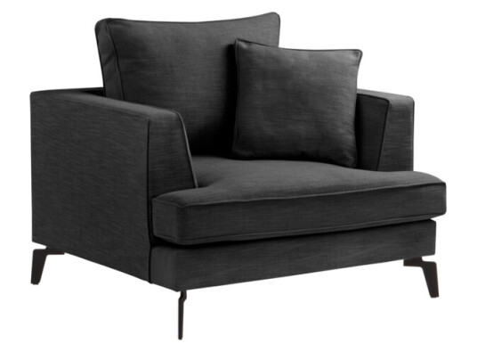 Jotex VILLACH lenestol Black mdf / metall 1652164-02-0 1652164-04-0