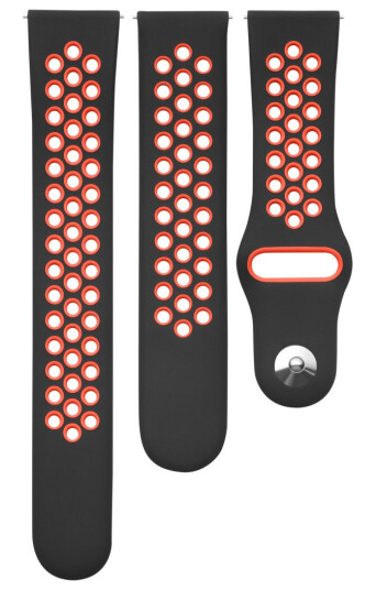 TRIACLE SPORT REM UNIVERSAL 20 MM SVART/RØD