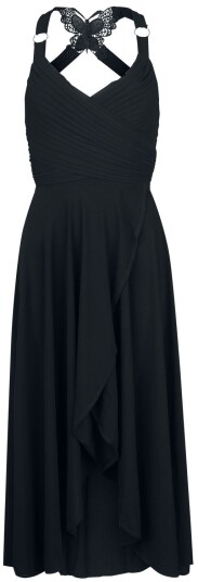 Ocultica Goth Middellang kjole Gotisk Kjole XS til 3XL Damer svart Ocultica Goth Middellang kjole Gotisk Kjole XS til 3XL Damer svart