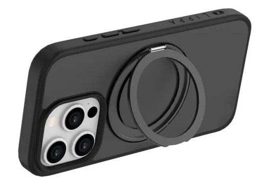 Lippa MagSafe 360 Roterende Mobildeksel til iPhone 16 Pro - Svart