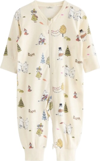 Lindex Moomin Sleepsuit WHITE 104 Lindex Moomin Sleepsuit WHITE 104