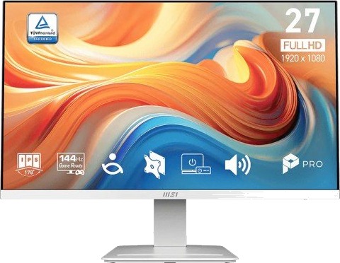 MSI PRO MP273W E14A 27" FHD 144Hz Hvit MSI PRO MP273W E14A 27" FHD 144Hz Hvit