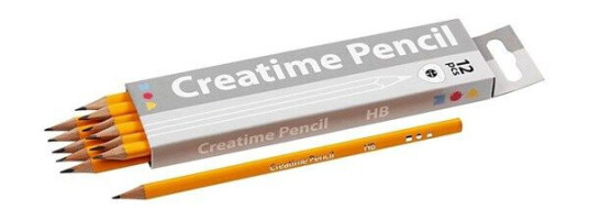 Creativ Company Pencils HB Hardness Thickness 7 mm 12 pcs.