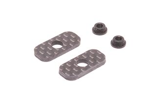 Schumacher U8913 C/F Touring Car Rear Wing Nut Pair