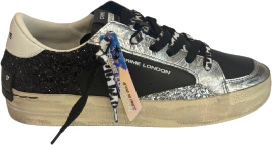 Crime London Dame Sko Svart 37 EU,