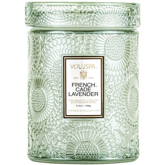 Voluspa French Cade & Lavender Mini Glass Jar Voluspa French Cade & Lavender Mini Glass Jar