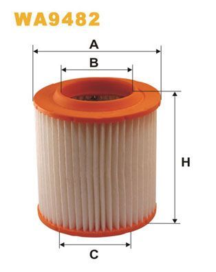 Luftfilter WIX FILTERS WA9482
