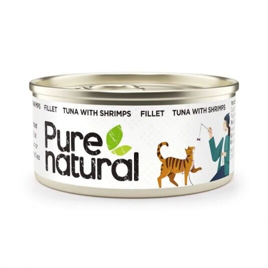 Purenatural Cat Fillet Tuna & Shrimps 70 G